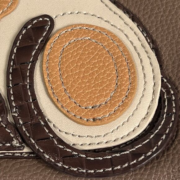 Chala CAT Cellphone Crossbody Handbag Brown PETA Approved Vegan Leather - Picture 10 of 16